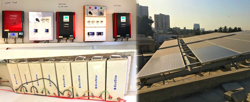 15 kW Solar Off-Grid System – Karsaz, Karachi | SSES